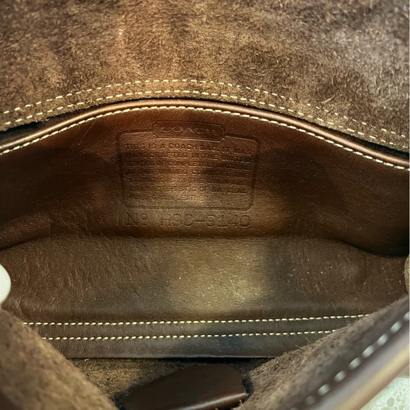 Vintage Coach Brown Leather Shoulder Bag - Picture 10 of 14